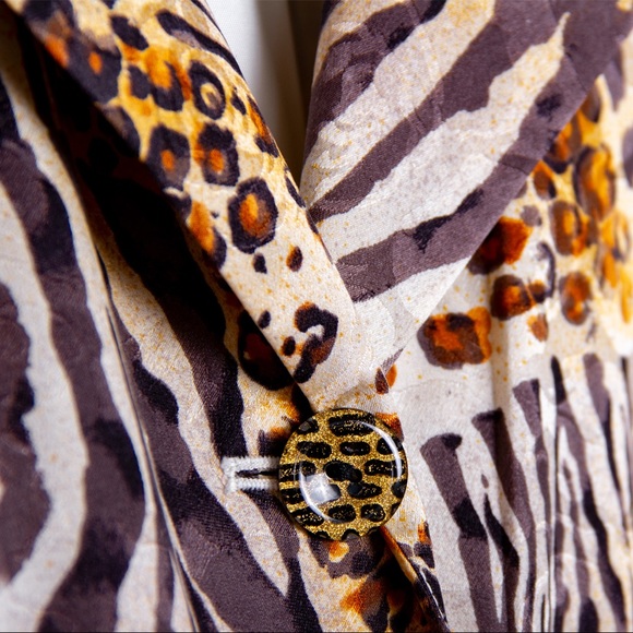 Corey B New York Mixed Animal Print Blazer - Picture 6 of 10